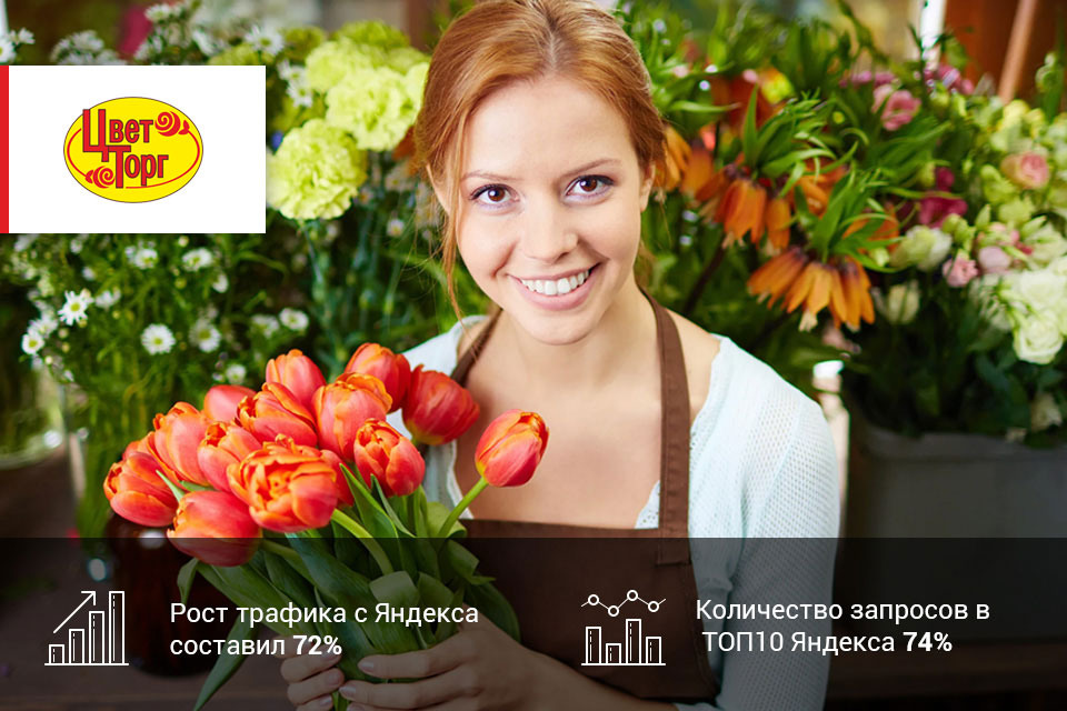 SEO продвижение интернет-магазина цветов и букетов в Ярославле